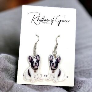 Charming Bulldog Earrings - Perfect Dog Jewelry for Bulldog Moms & Dog Lovers!
